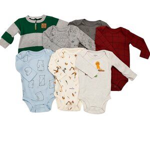 7 Pieces - Size 3 Months Onesies - Misc Brands - Carters, etc Lot